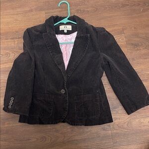 Juicy Couture Black Corduroy Blazer